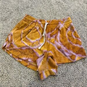 Urban Outfitters Orange and Purple Athletic Shorts